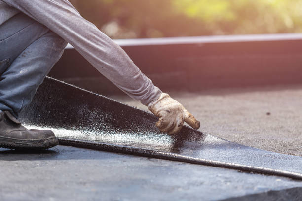 Professional Waterproofing technician working in North Baltimore, OH